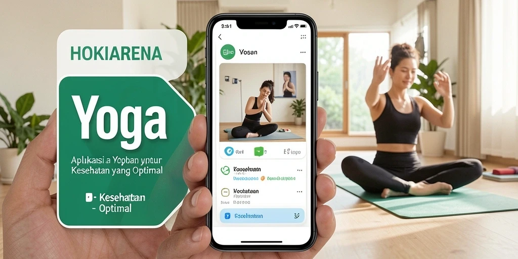 Antarmuka HOKIARENA yang ramah pengguna untuk meditasi dan Yoga.
