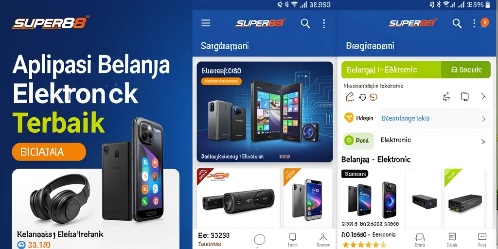Tampilan antarmuka SUPER88 yang modern dan intuitif.