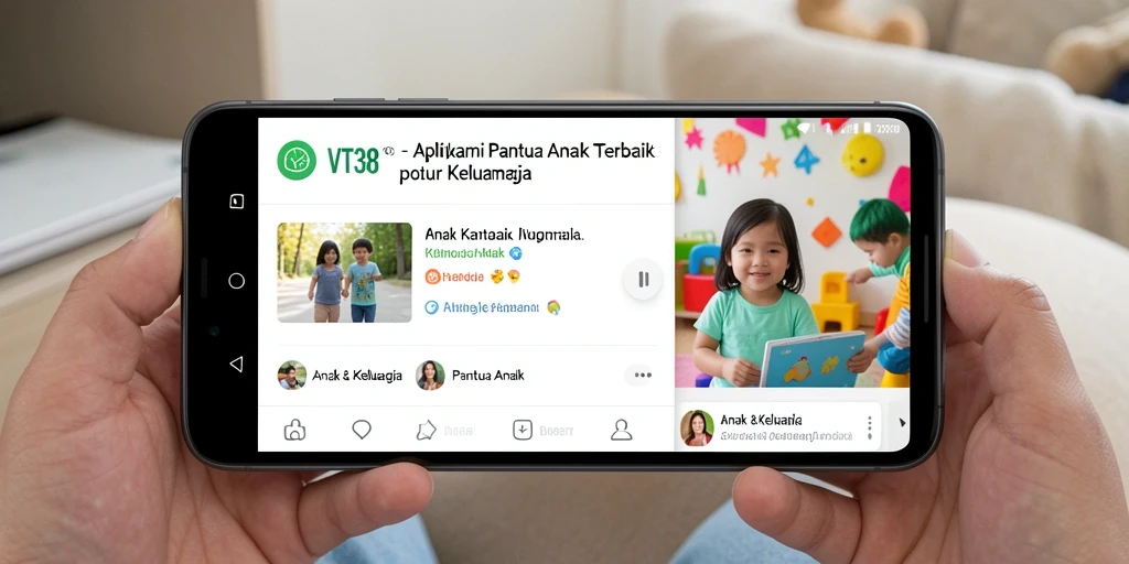 Antarmuka VT38 yang intuitif untuk pemantauan anak.