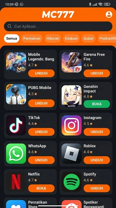mc777 - Tempat Terbaik untuk Menemukan Aplikasi Populer & Uji Coba